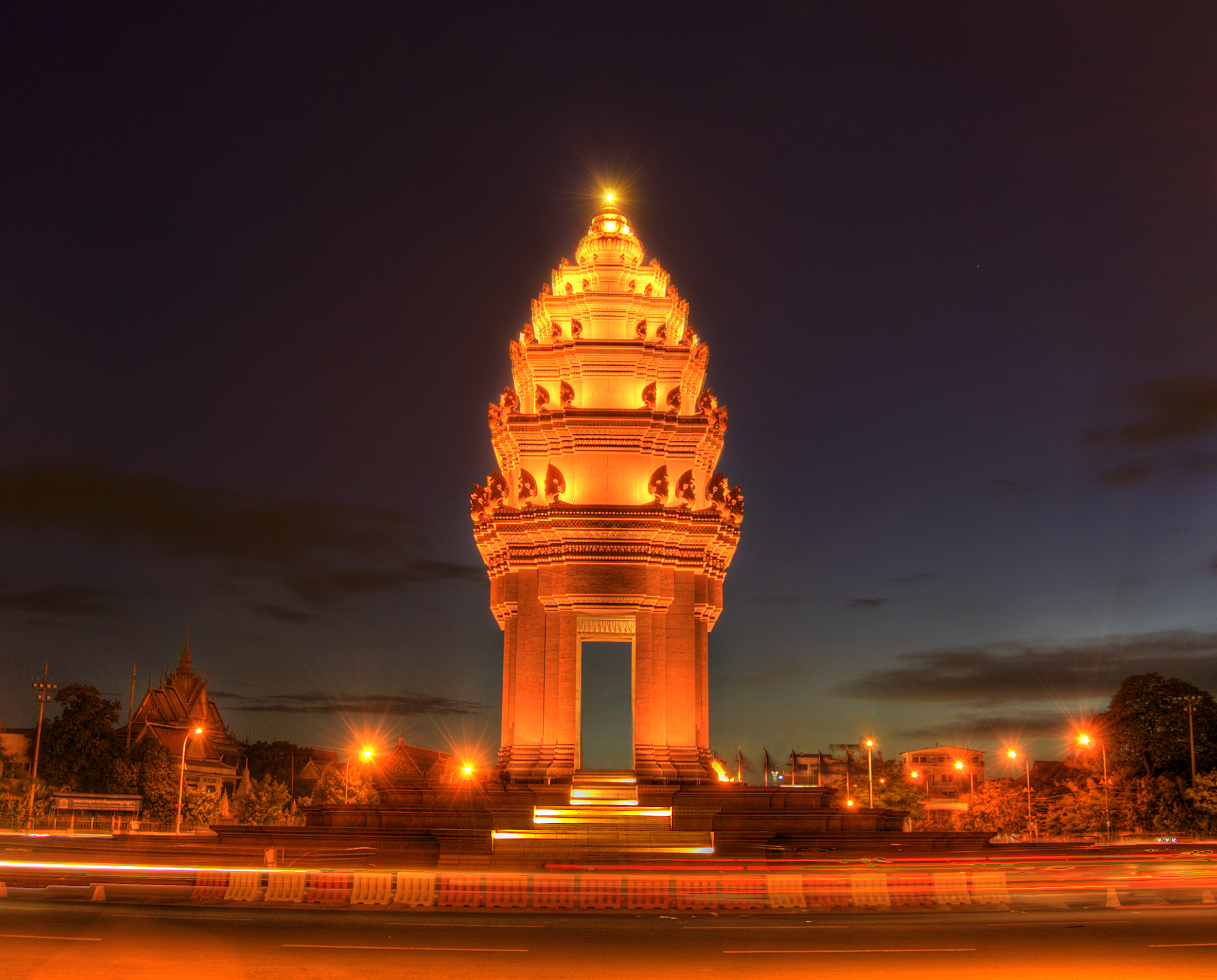 Independance Monument at Night
