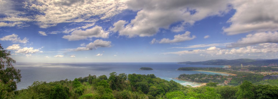 panorama from phuket lookout