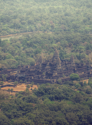 Angkor from a helipcopter