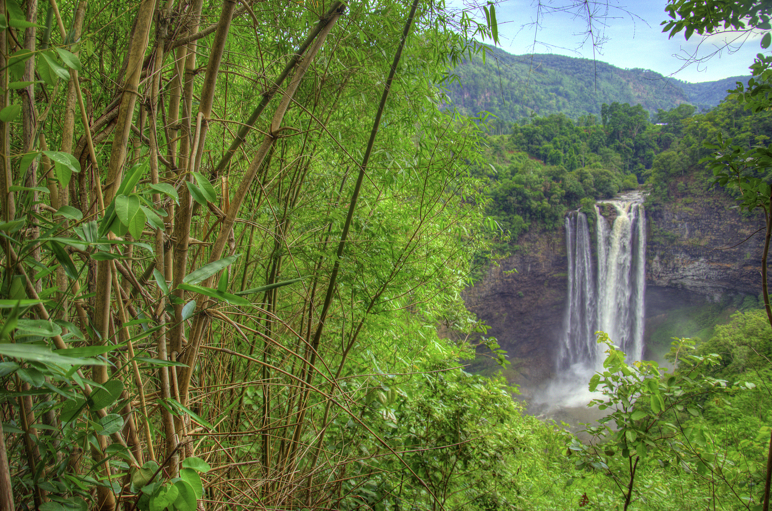 The highilght of the bolaven plateau - Tat Katamtok Waterfall
